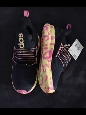 Adidas Lite Racer Adapt 7.0  Slip-On Sneakers Size 1